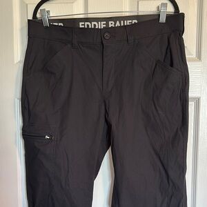 Eddie Bauer Rainer men’s black tech pants size 34x28